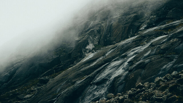 fog on the mountain