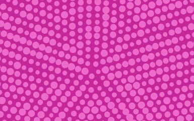 Pop art creative concept colorful comics book magazine cover. Polka dots pink background. Cartoon halftone retro pattern. Abstract dotted design for poster, card, banner