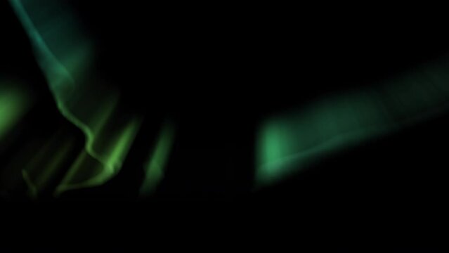 Aurora Borealis Realistic Animation Loop Green 3 Northern Lights