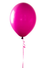 pink balloon on a white background