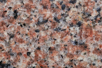 Surface of a polished granite.