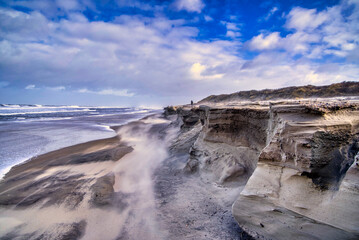 Langeoog Ostsee Insel Sturm