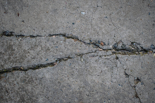 background with cracked concrete texture