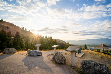 view of Kelowna BC from Knox Mountain