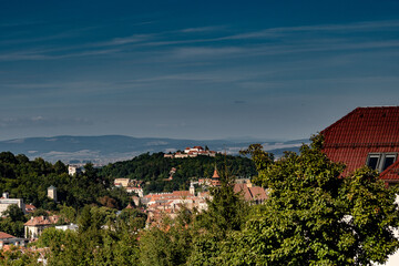 Hotel room mountain view in Brasov Romania