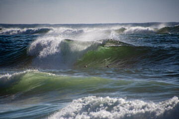 Waves on the east coast of Australia
