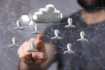 Abstract technology group and data