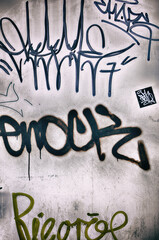 Grungy graffiti tags