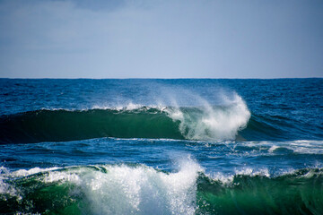 Waves on the east coast of Australia