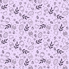 easter seamless patterns