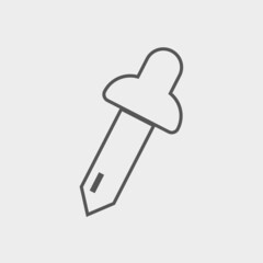 Dropper vector icon illustration sign