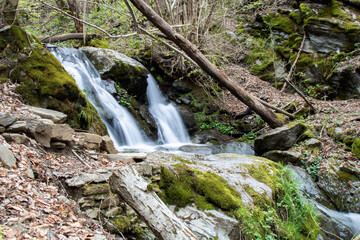 Waterfall in Mollo in Catalonia