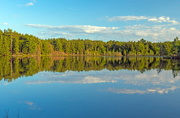 Mirrored Reflection in the Evening