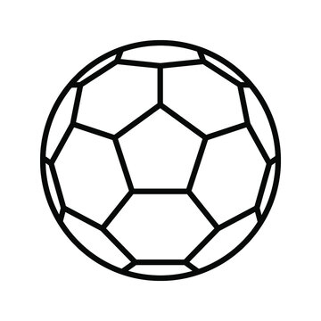 football ball icon. sport sign. vector illustration