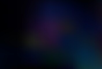 Dark BLUE vector modern bokeh pattern.
