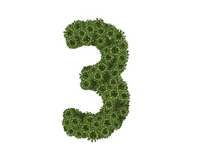 Virus Themed Font Number 3