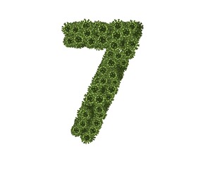 Virus Themed Font Number 7