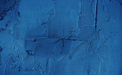 Blue cement wall background with abstract pattern in retro concept for wallpaper or graphic design