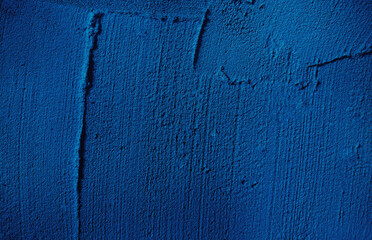 Obraz premium Blue cement wall background with abstract pattern in retro concept for wallpaper or graphic design