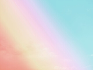Obraz premium Sky and clouds in pastel tones for graphic design or wallpaper