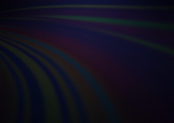 Dark Black vector background with bubble shapes. Blurred geometric sample with gradient bubbles.  Pattern for your business design.