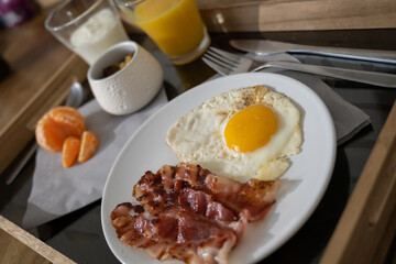 Plateau petit déjeuner anglais sucré salé