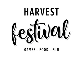 Harvest Festival, Festival Banner, Harvest Festival Banner, Thanksgiving Banner, Autumn Festival, Vector Text Typography Illustration Background
