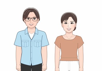 二人の男女