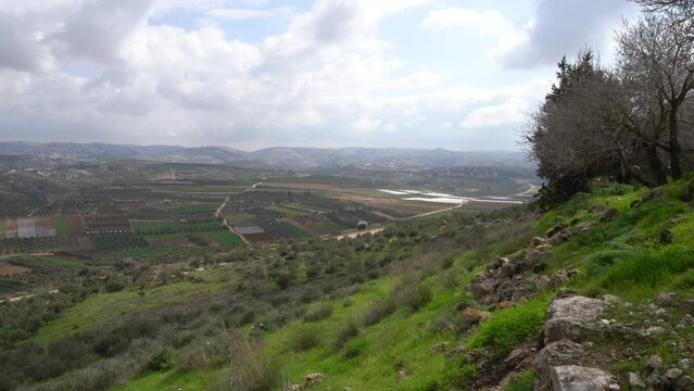 Biblical view of Judea and Samaria, Jewish and Arab localities