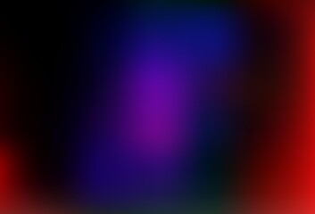 Dark Multicolor, Rainbow vector blurred bright pattern.