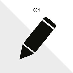 Pencil vector icon illustration sign