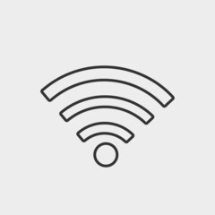 Wireless vector icon illustration sign