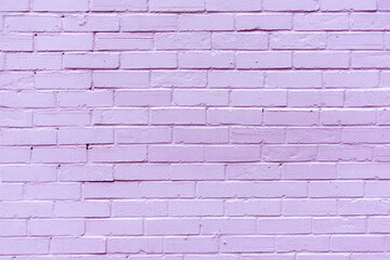 Colorful purple painted brick wall background