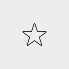 Star vector icon illustration sign