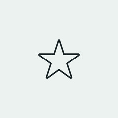 Star vector icon illustration sign