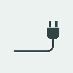 Plug vector icon illustration sign