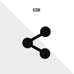 Share vector icon illustration sign