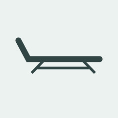 Chair vector icon illustration sign