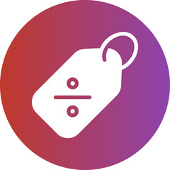 discount tag gradient icon