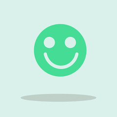 Smiley face vector icon illustration sign