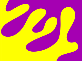 Simple background with cute wavy line pattern