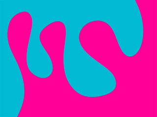 Simple background with cute wavy line pattern