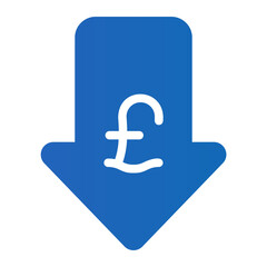 pound gradient icon