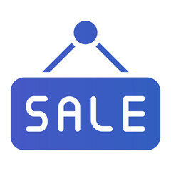 sale board gradient icon