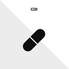 Pill vector icon illustration sign
