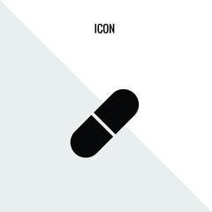 Pill vector icon illustration sign