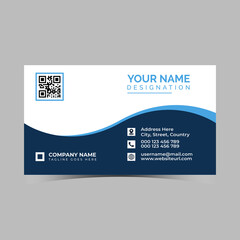 New Creative Corporate Business Card, Colorful Business Card Vector Template