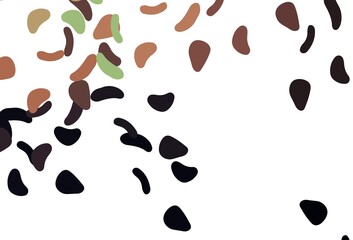 Light Green, Red vector texture with random forms.