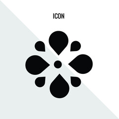 Splash vector icon illustration sign