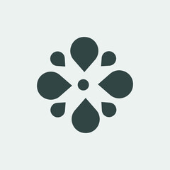 Splash vector icon illustration sign